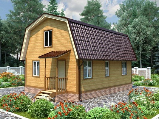 Дом из бруса 6х9 /99 м2/ №42